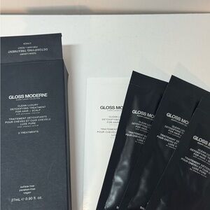 Gloss Moderne Detoxifying Hair Treatment Set - Black and White